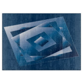 blauwe gradiënt 1 snijplank (Voorkant)