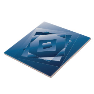 blauwe gradiënt 1 tegeltje