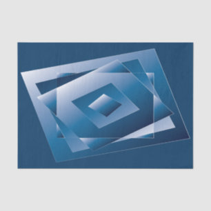 blauwe gradiënt 1 tissuepapier