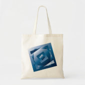 blauwe gradiënt 1 tote bag (Voorkant)