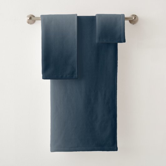 Blauwe gradiënt bad handdoek (Insitu)