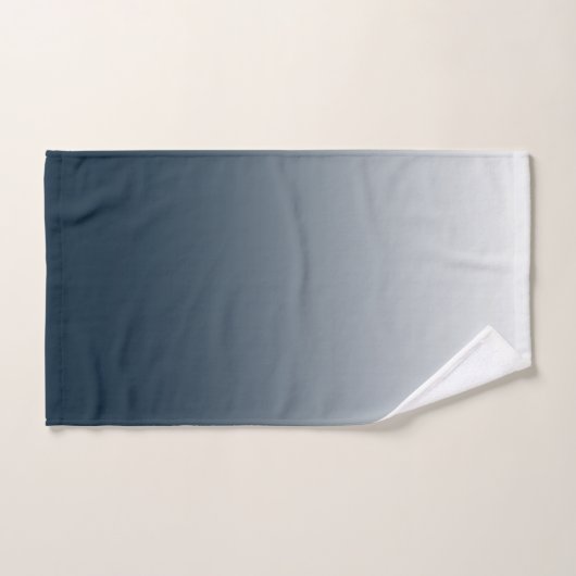 Blauwe gradiënt bad handdoek (Handdoek)