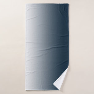 Blauwe gradiënt badhanddoek