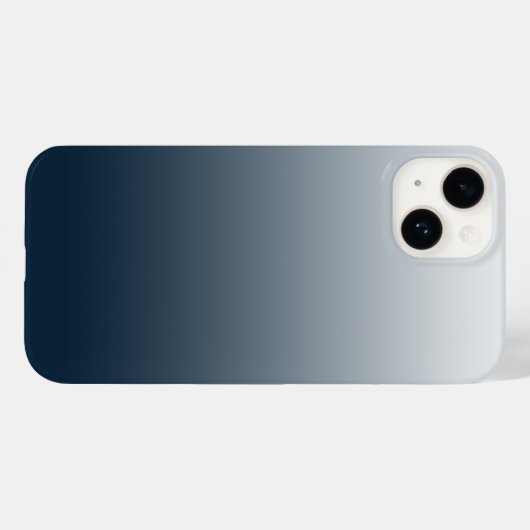 Blauwe gradiënt Case-Mate iPhone case (Achterkant (horizontaal))