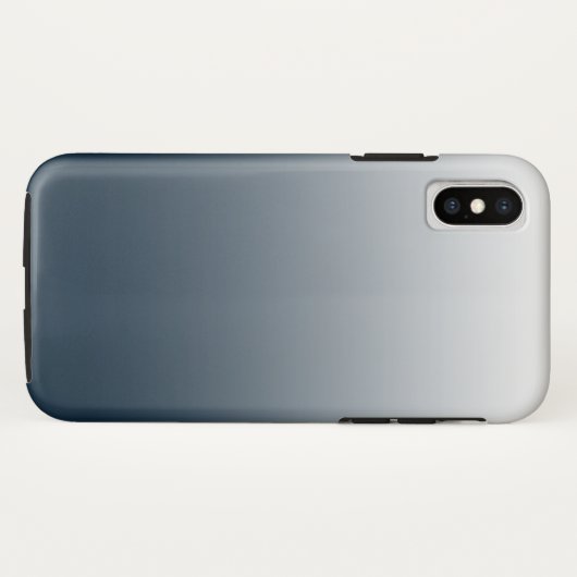 Blauwe gradiënt Case-Mate iPhone case (Achterkant (horizontaal))