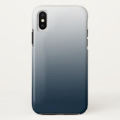 Blauwe gradiënt Case-Mate iPhone case (Achterkant)