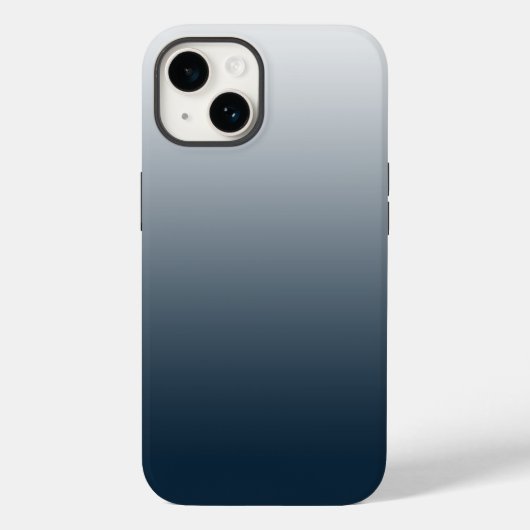 Blauwe gradiënt Case-Mate iPhone case (Achterkant)