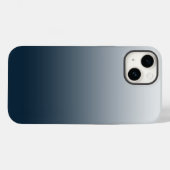 Blauwe gradiënt Case-Mate iPhone case (Achterkant (horizontaal))