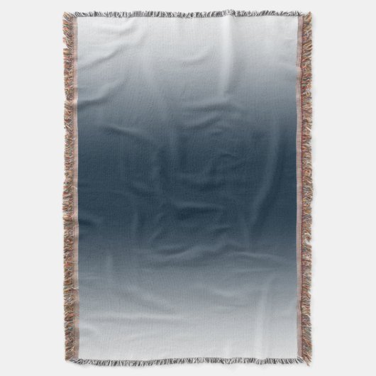 Blauwe gradiënt deken (Voorkant Verticaal)