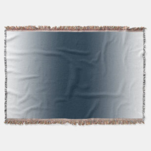 Blauwe gradiënt deken