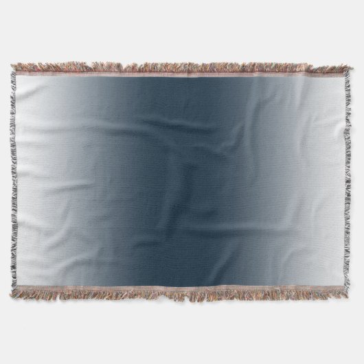 Blauwe gradiënt deken (Voorkant)