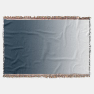 Blauwe gradiënt deken