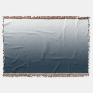 Blauwe gradiënt deken