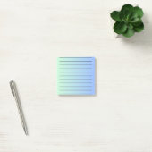 Blauwe Gradiënt Elegant Stationery Vibrant Post-it® Notes (Kantoor)