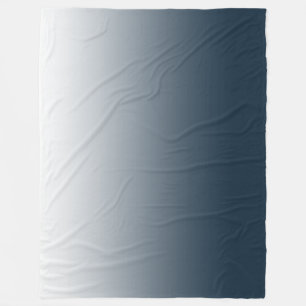 Blauwe gradiënt fleece deken
