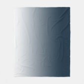 Blauwe gradiënt fleece deken (Voorkant)