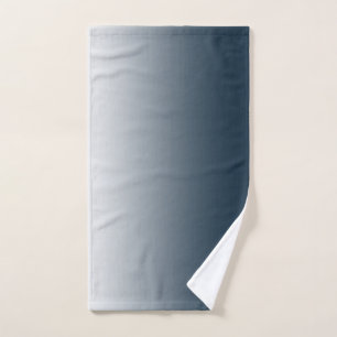 Blauwe gradiënt handdoek