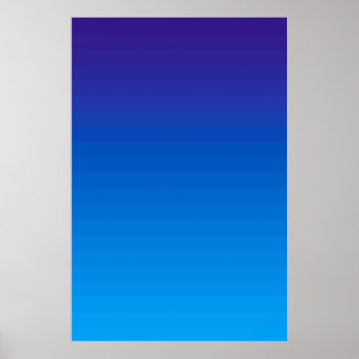 blauwe gradiënt | horizontale lijnen | strepen | poster
