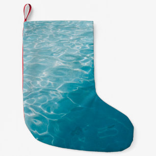 Blauwe gradiënt kleine kerstsok