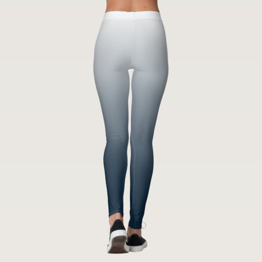Blauwe gradiënt leggings (Achterkant)