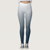 Blauwe gradiënt leggings (Voorkant)