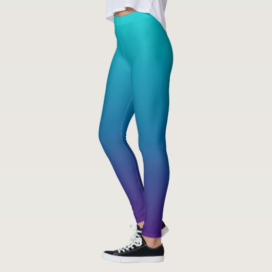 Blauwe gradiënt leggings (Links)