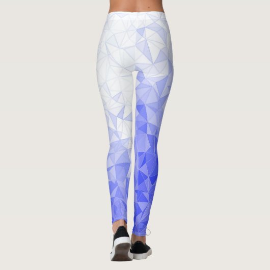 Blauwe gradiënt leggings (Achterkant)