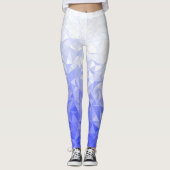 Blauwe gradiënt leggings (Voorkant)