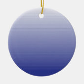 Blauwe Gradiënt Luxe Ornament Cadeau (Voorkant)
