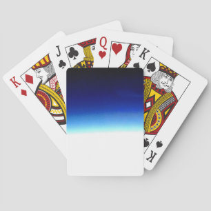 Blauwe gradiënt pokerkaarten