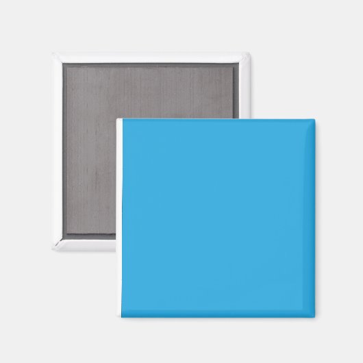 Blauwe Gradiënt Vierkante Magneet Minimal Modern (Voorkant / Achterkant)