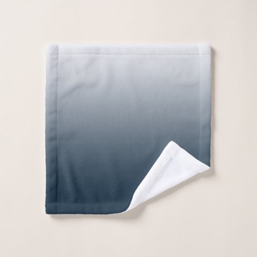 Blauwe gradiënt washandje (Wasdoekje)