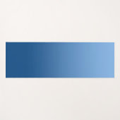 Blauwe Gradiënt Yoga Mat (Voorkant (horizontaal))