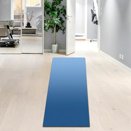 Blauwe Gradiënt Yoga Mat