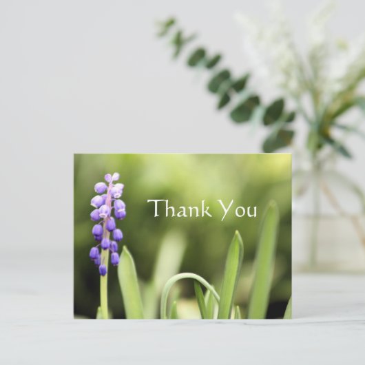 Blauwe grafiek en groene fotografie briefkaart (Staand voorkant)