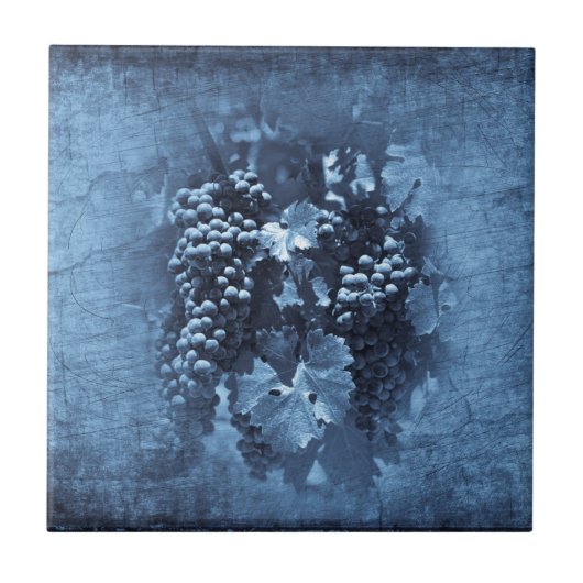  Blauwe Grafiek Plaster Tegeltje (Voorkant)