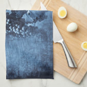  Blauwe Grafiek Plaster Theedoek (Quarter Fold)