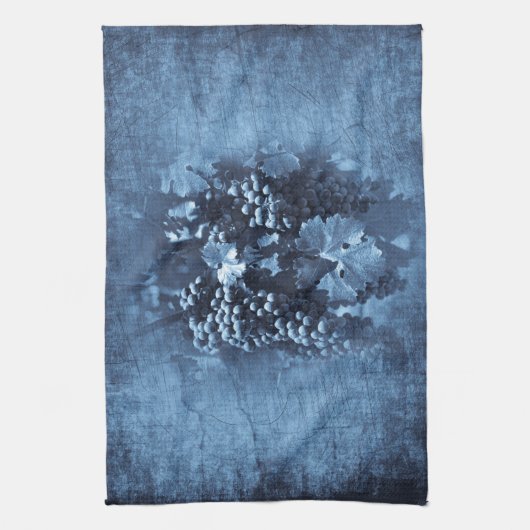  Blauwe Grafiek Plaster Theedoek (Verticaal)