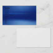 BLAUWE GRAFISCHE ONTWERP-VISITEKAARTJE VISITEKAARTJE (Voorkant / Achterkant)