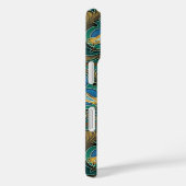 Blauwe granaatappel namaak majolicategel iPhone ho Case-Mate iPhone Case (Achterkant / Rechts)