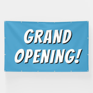 Blauwe Grand Opening! Banner