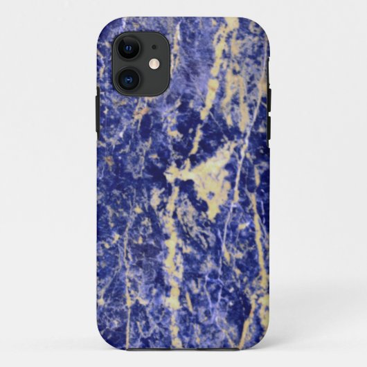 Blauwe graniet, blauwe marmer, blauwe steen Case-Mate iPhone case (Achterkant)