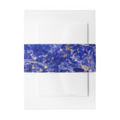 Blauwe graniet, blauwe marmer, blauwe steen uitnodigingen wikkel (Voorkant Voorbeeld)