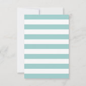 Blauwe grappige dinosaurus. Dino baby / kinderen v Bedankkaart (Achterkant)