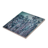 Blauwe gras tegeltje (Zijkant)