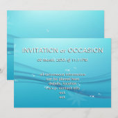 blauwe gratie kaart (Voorkant / Achterkant)