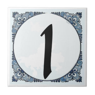 Blauwe Grenstegel, huisnummer, wijzigingsnummer Tegeltje