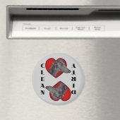 Blauwe Greyhound Hart Hond Vaatwasser Magneet (Insitu (Vaatwasser))