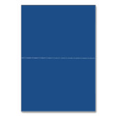 Blauwe Griekse sleutel en kolom trouwkaart Kaart (Achterkant)