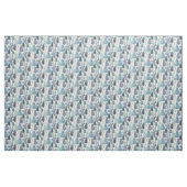Blauwe grijs winterpingbomen stof (Yard (91,4 cm))